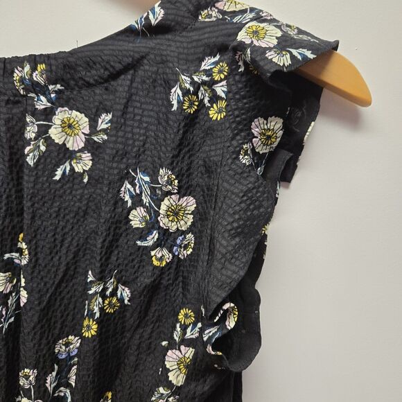 Rebecca Taylor Silk Kelsey Floral Dress sz 0 / XS Elegant Date Night Midi A-Line - Picture 10 of 13